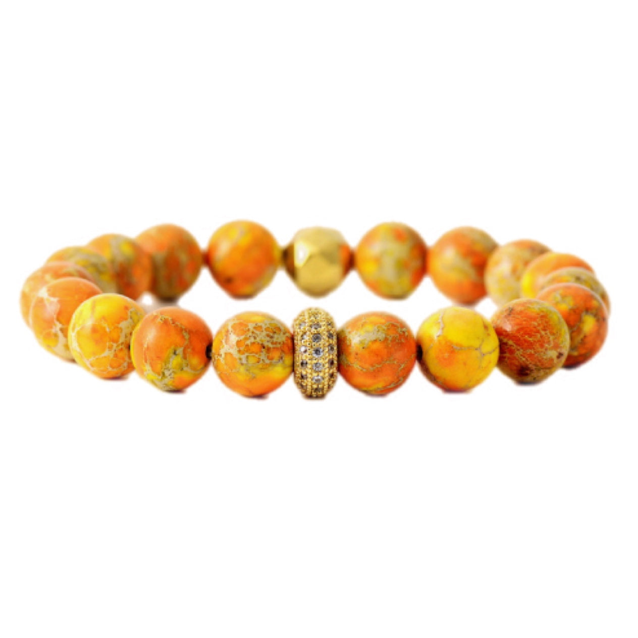 Natural Stone Beaded Bracelet