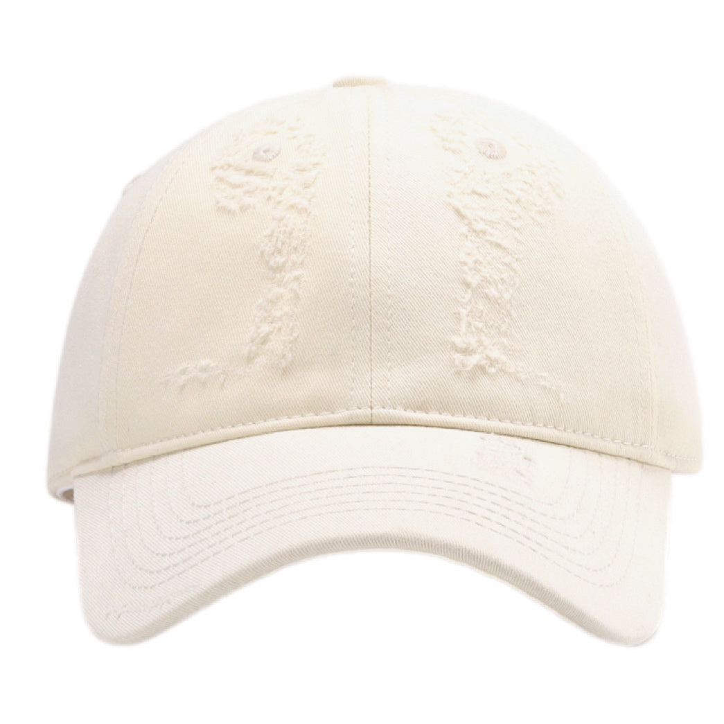 Distressed Adjustable Baseball Cap