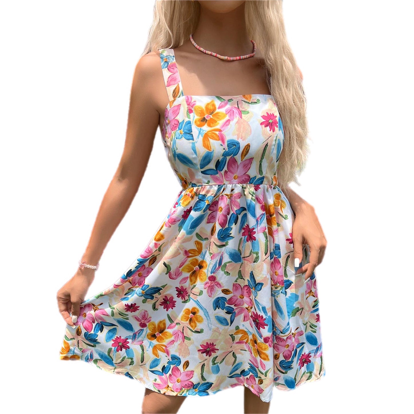 Tropical Bliss Floral Sundress