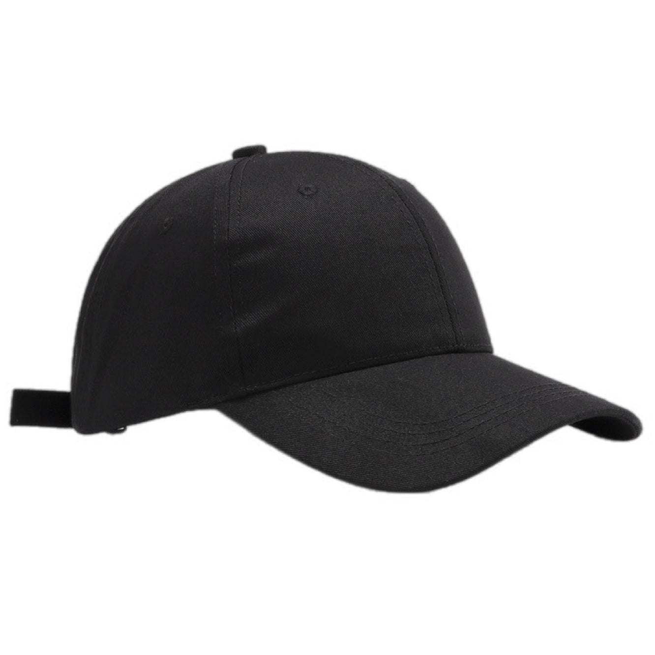 Plain Adjustable Cotton Baseball Cap