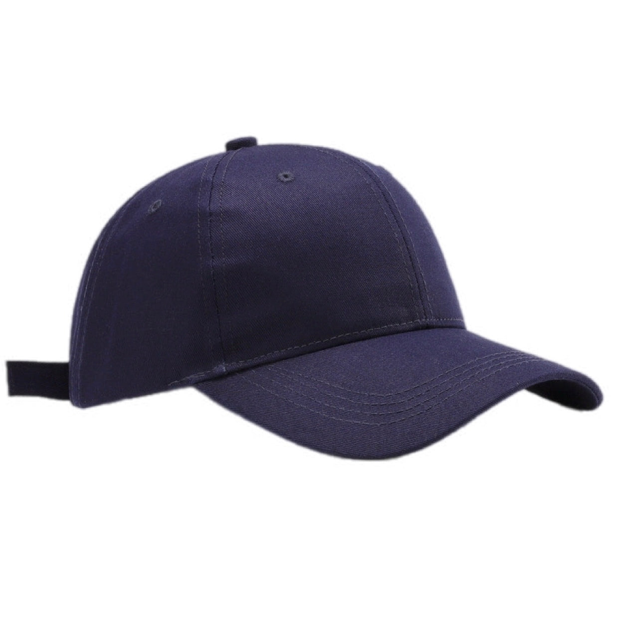 Plain Adjustable Cotton Baseball Cap