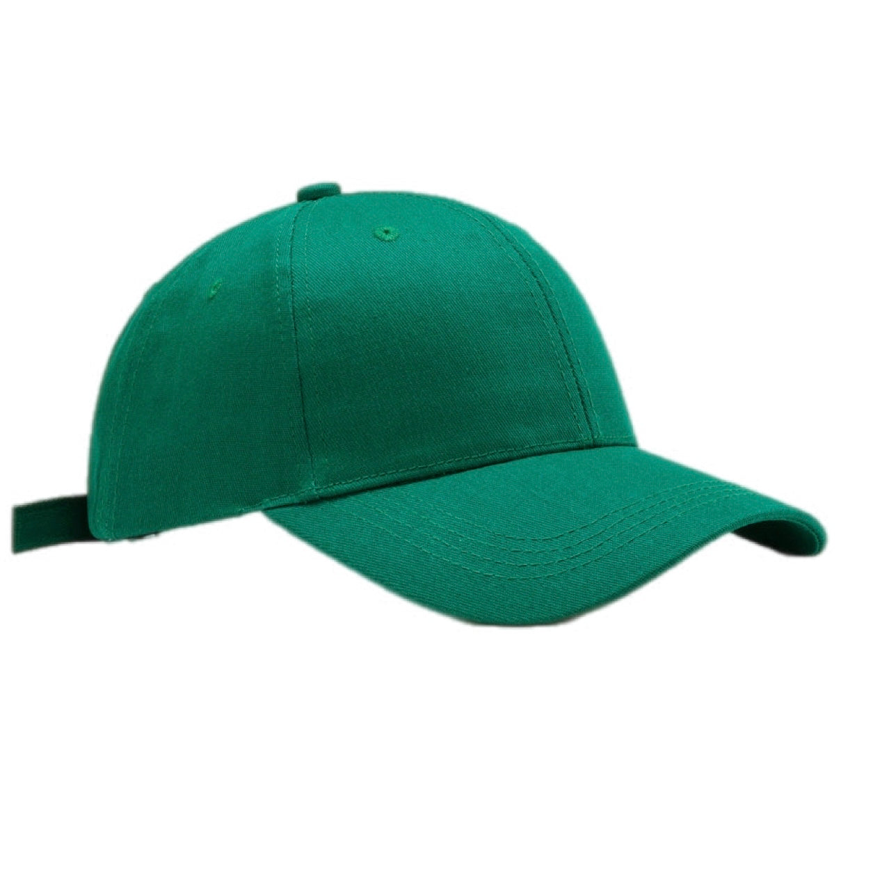 Plain Adjustable Cotton Baseball Cap