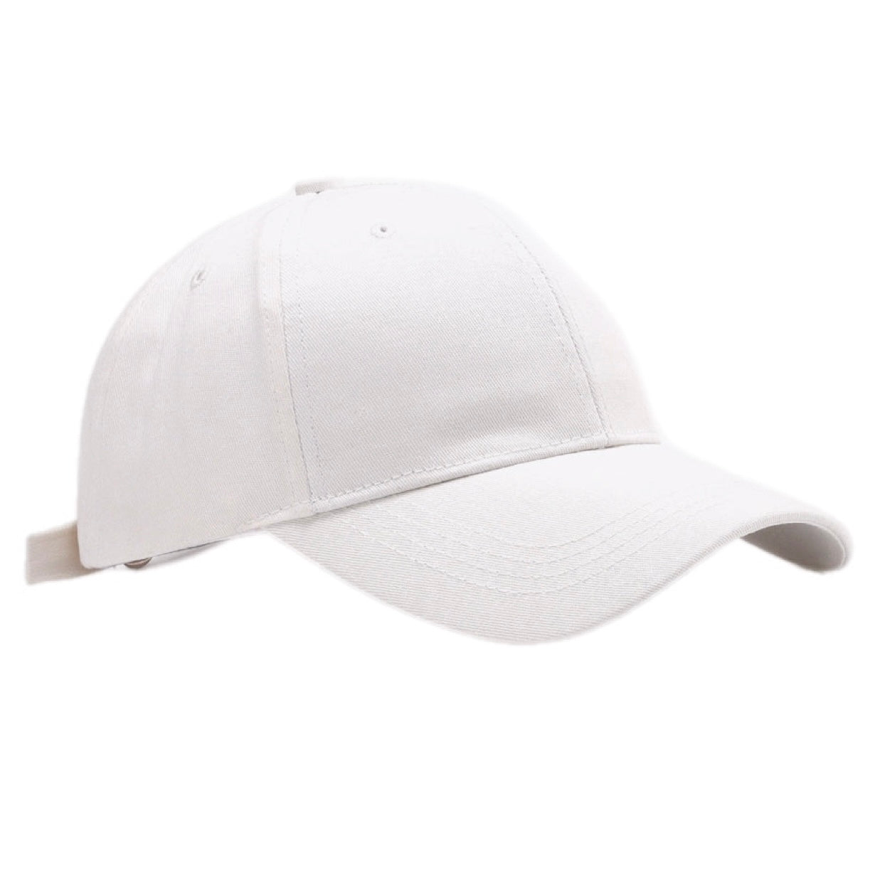 Plain Adjustable Cotton Baseball Cap