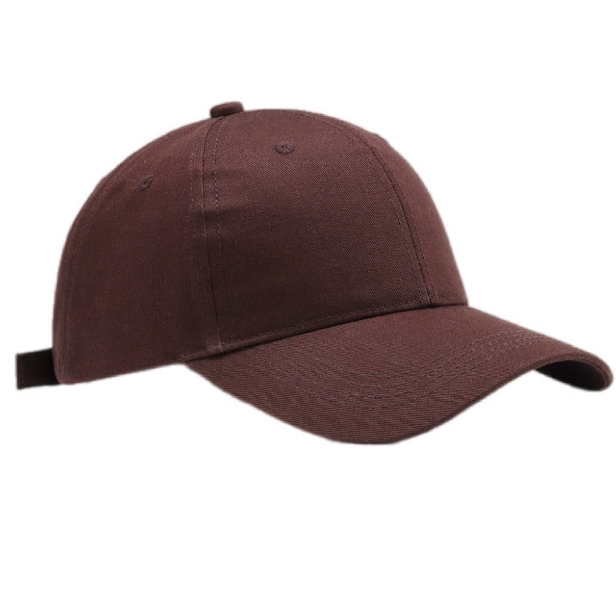 Plain Adjustable Cotton Baseball Cap