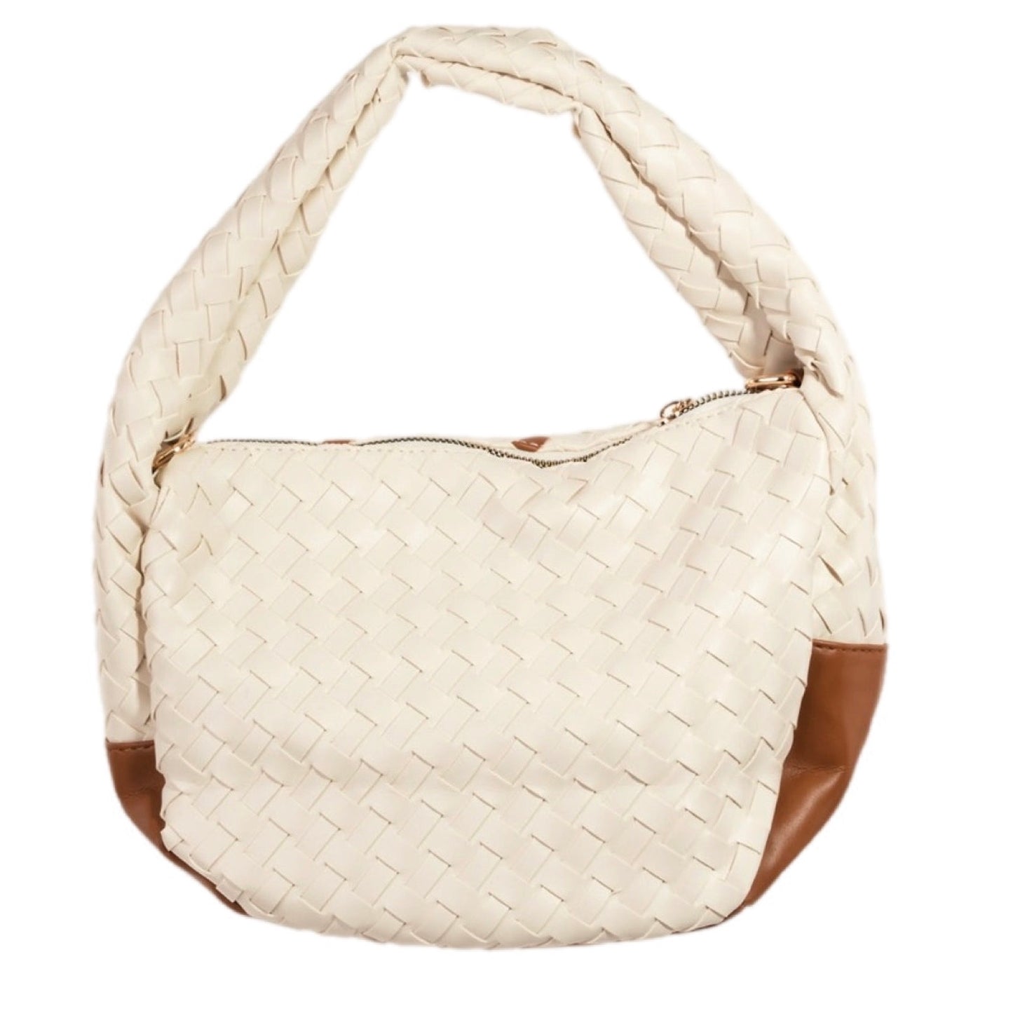 Tassel Weave Semi Circle Bag