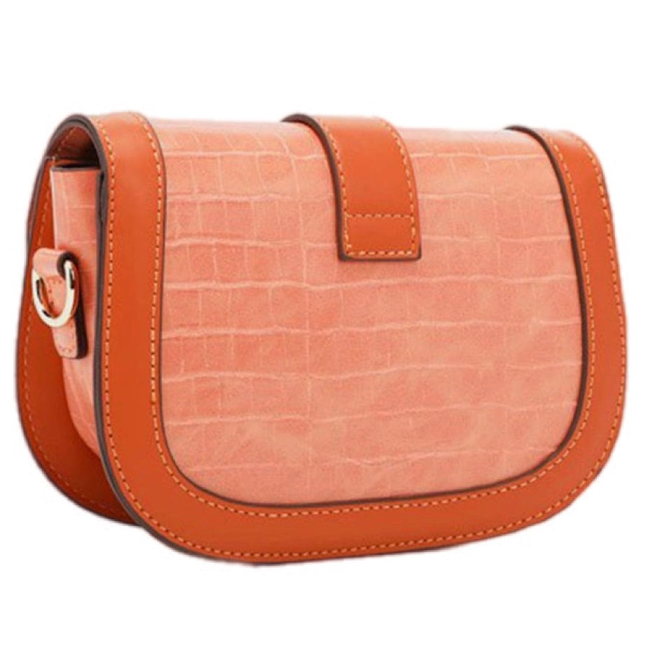 Croc Embossed Crossbody Bag