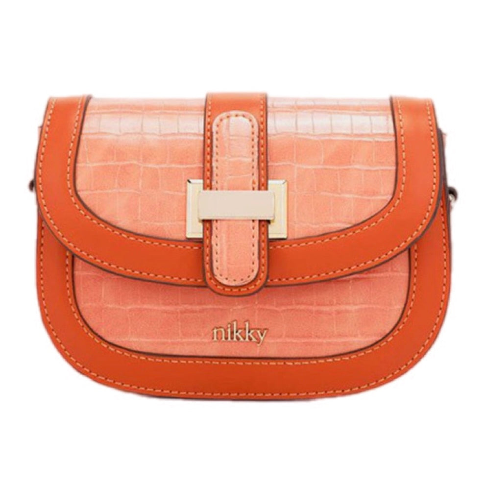 Croc Embossed Crossbody Bag