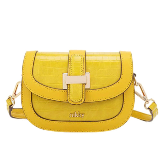 Croc Embossed Crossbody Bag