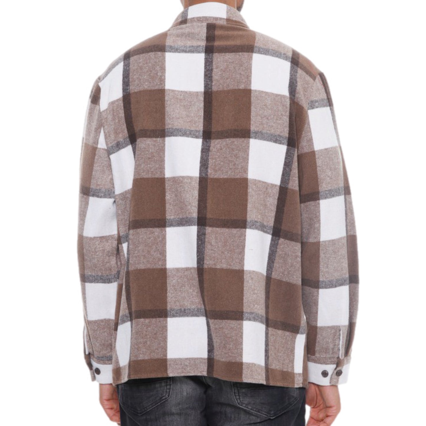 Checkered Soft Flannel Button Up