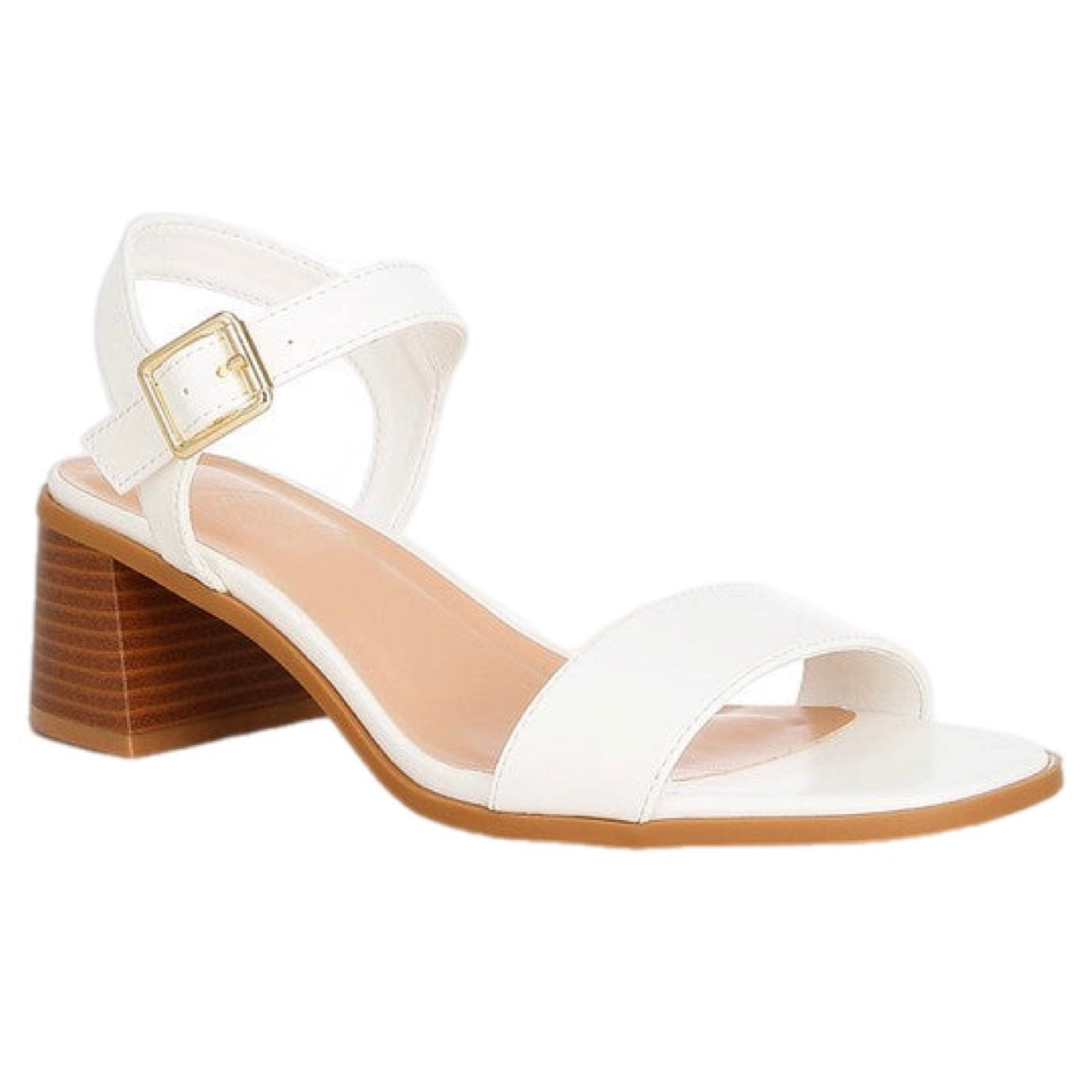 Varya Stacked Heel Sandals