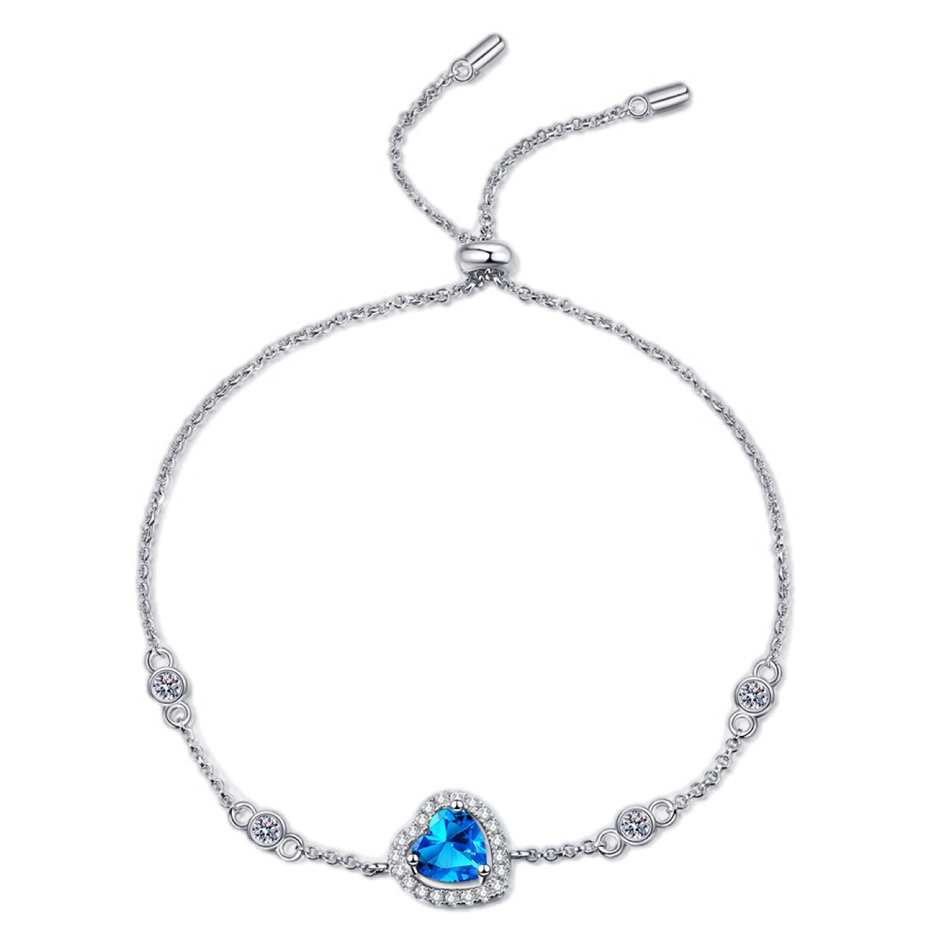 Azure Charm 1 Carat Moissanite Bracelet