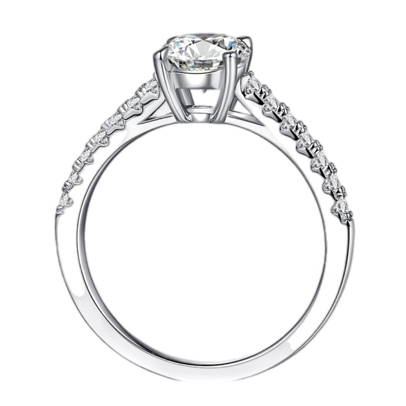 Heavenly Solitaire 1 Carat Moissanite Ring