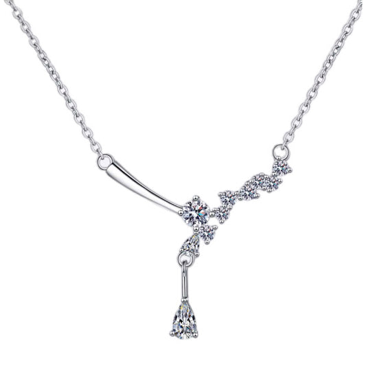 Cascading Elegance 1 Carat Moissanite Necklace