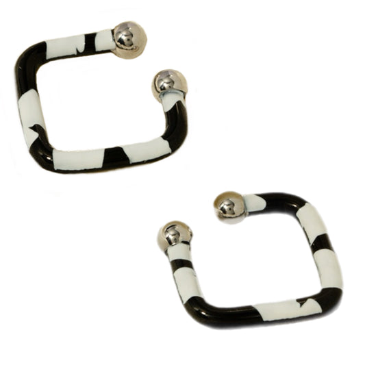 Monochrome Moda Stainless Steel Ear Cuffs