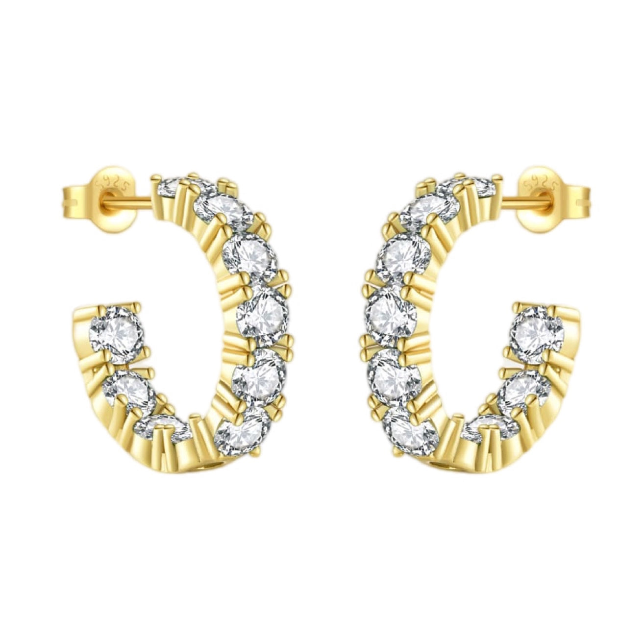 Luminous Luxe Hoop Earrings