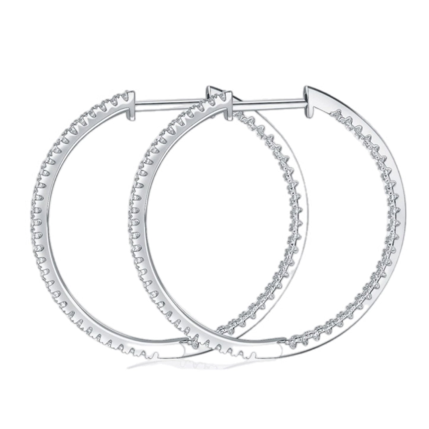 Infinite Shimmer Pavé Hoop Earring