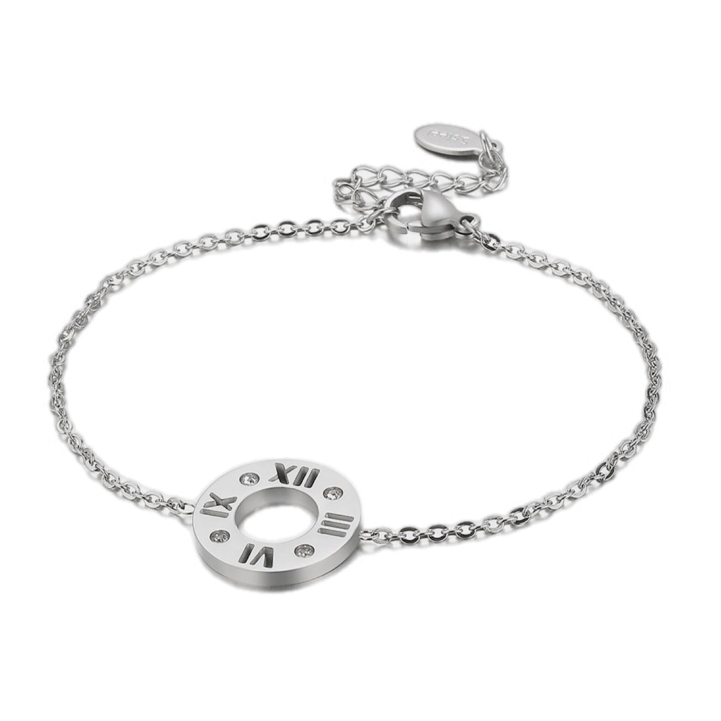 Timeless Elegance Rhinestone Wheel Bracelet