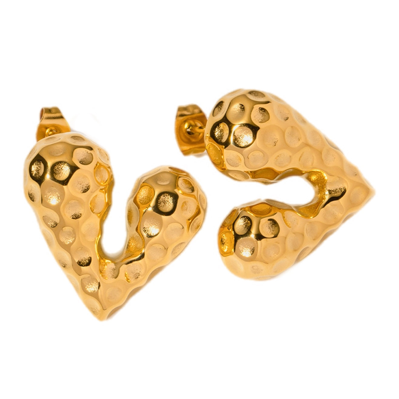 Golden Grotto Stud Earrings