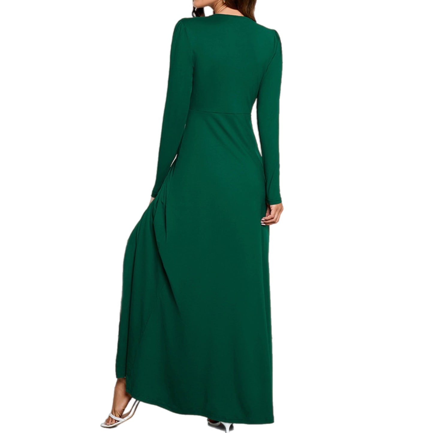 Long Sleeve Split Dress