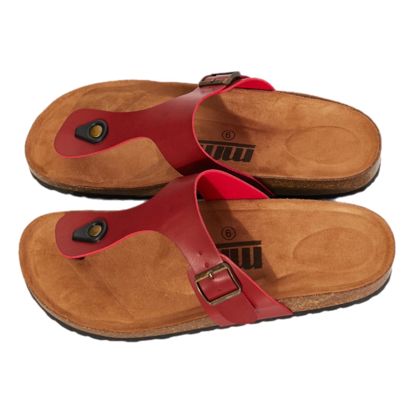 T-Strap Flip-Flop in Wine