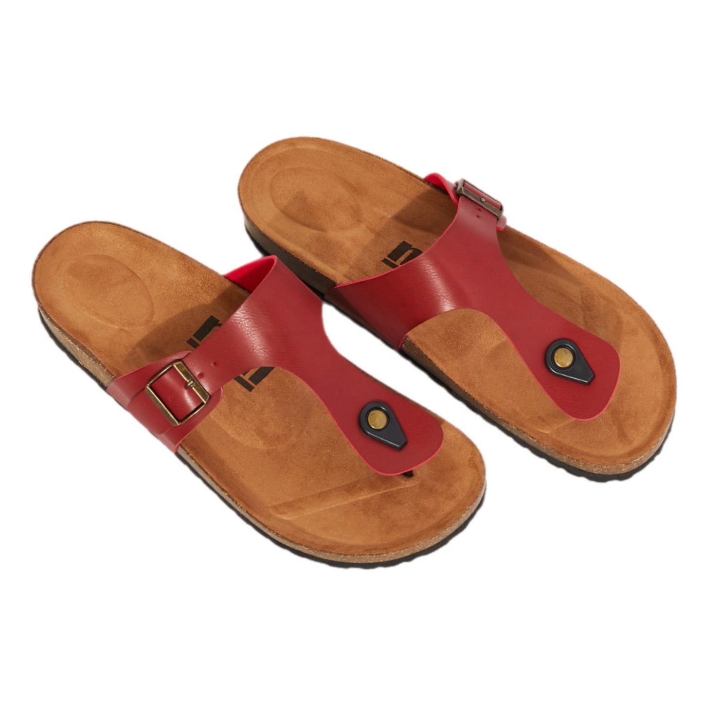 T-Strap Flip-Flop in Wine