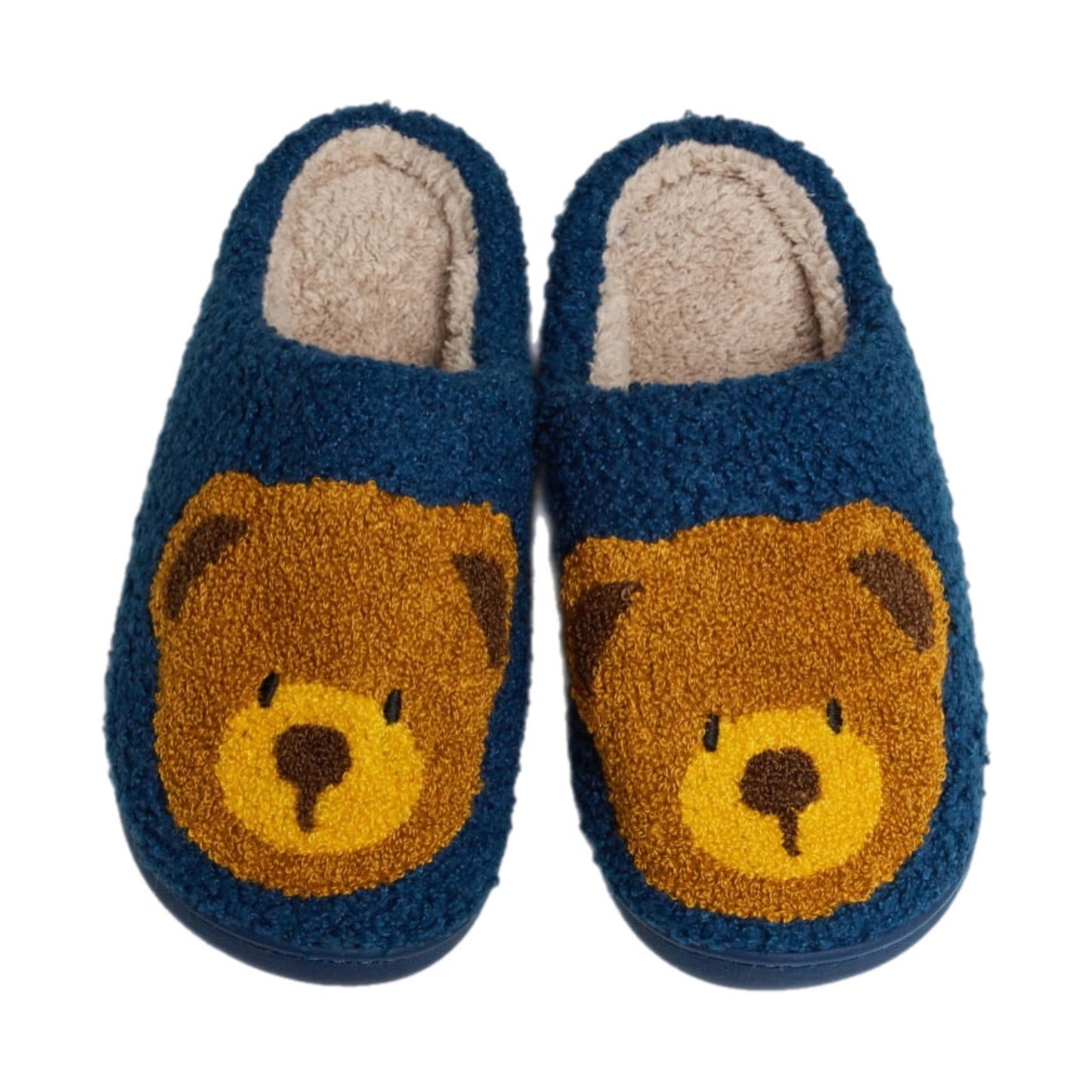 Teddy Bear Plush Slippers