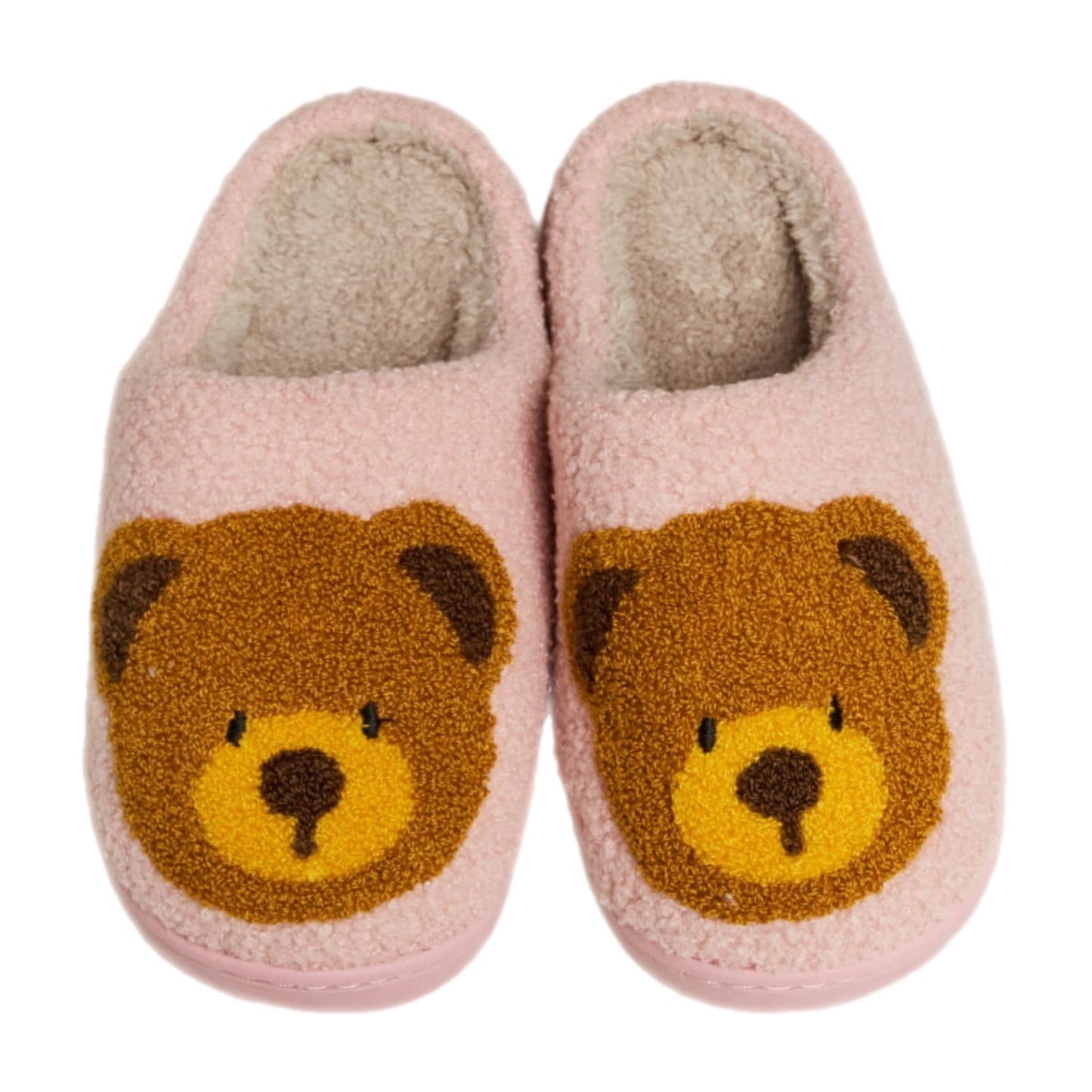 Teddy Bear Plush Slippers