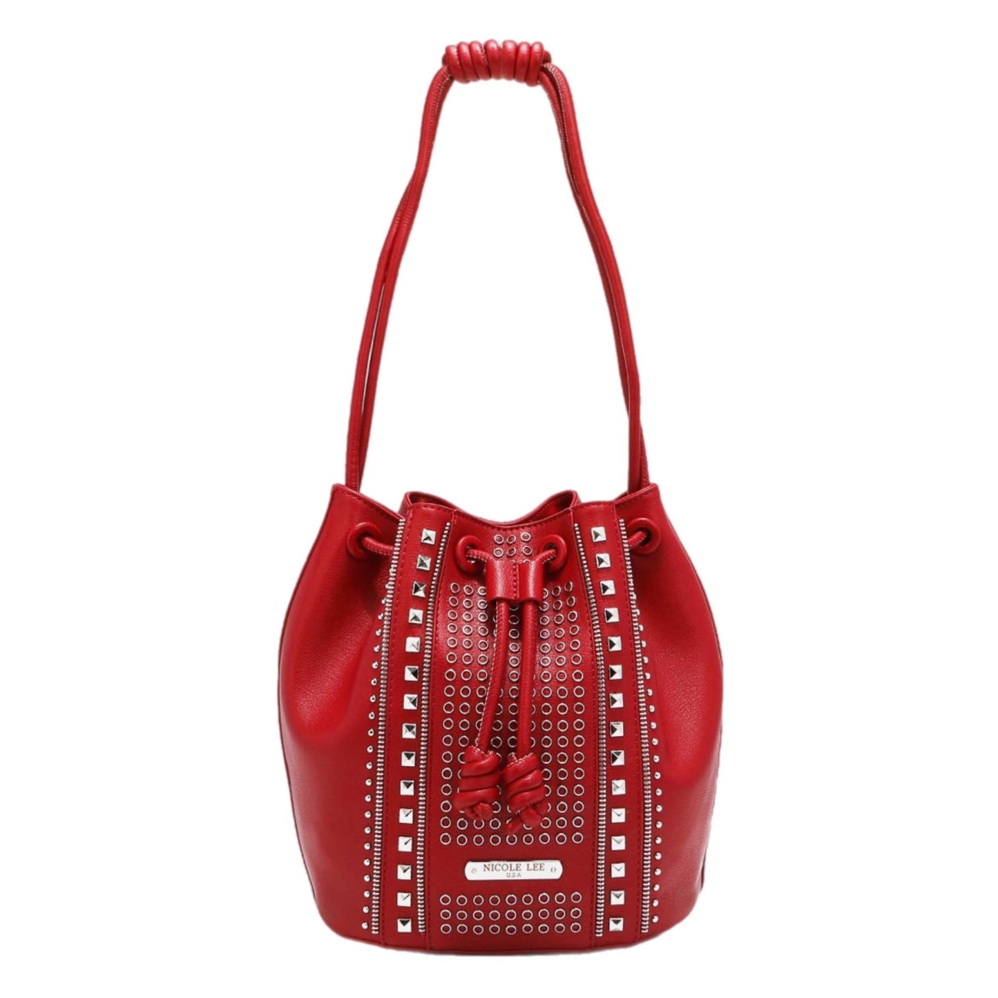 Amy Studded Bucket Bag