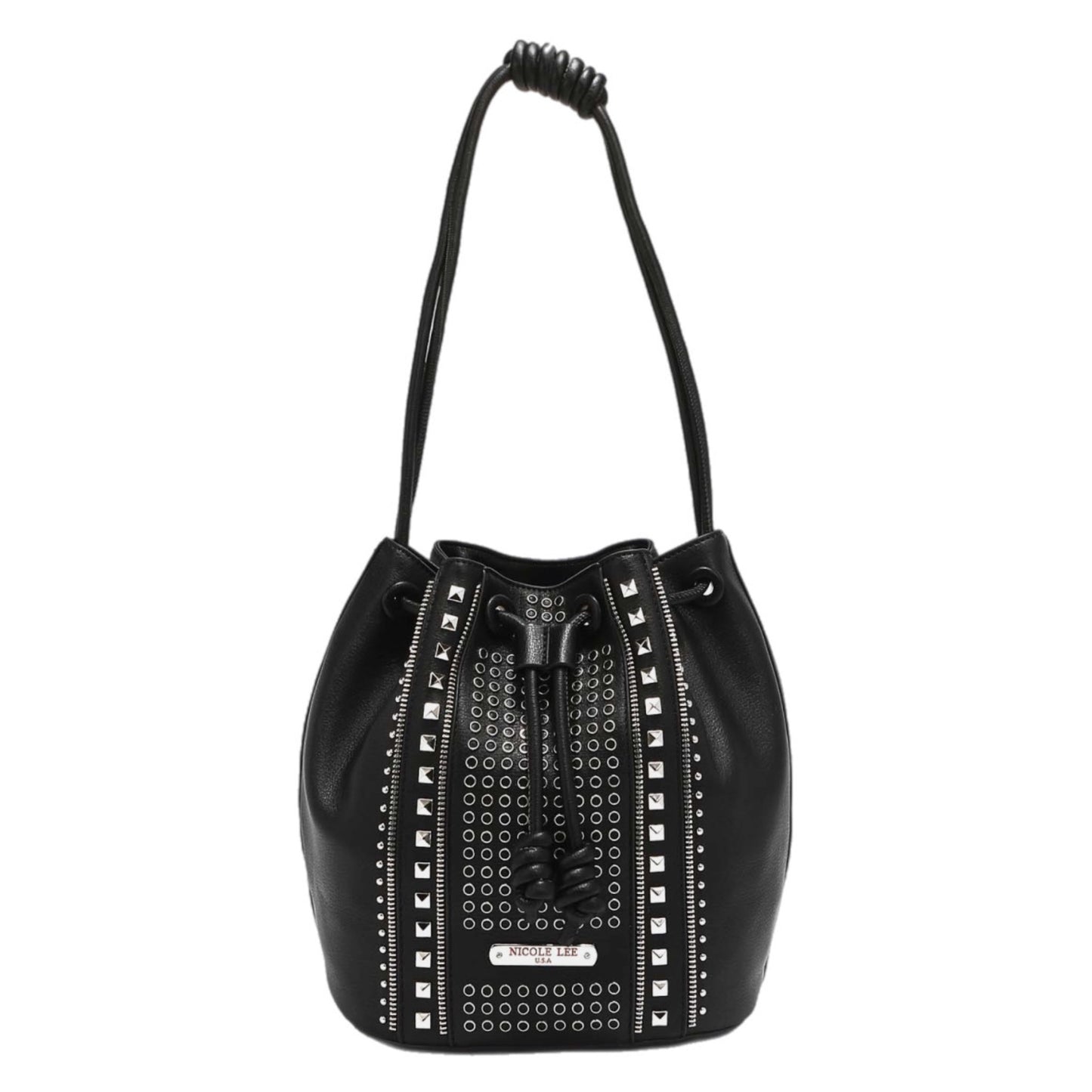 Amy Studded Bucket Bag