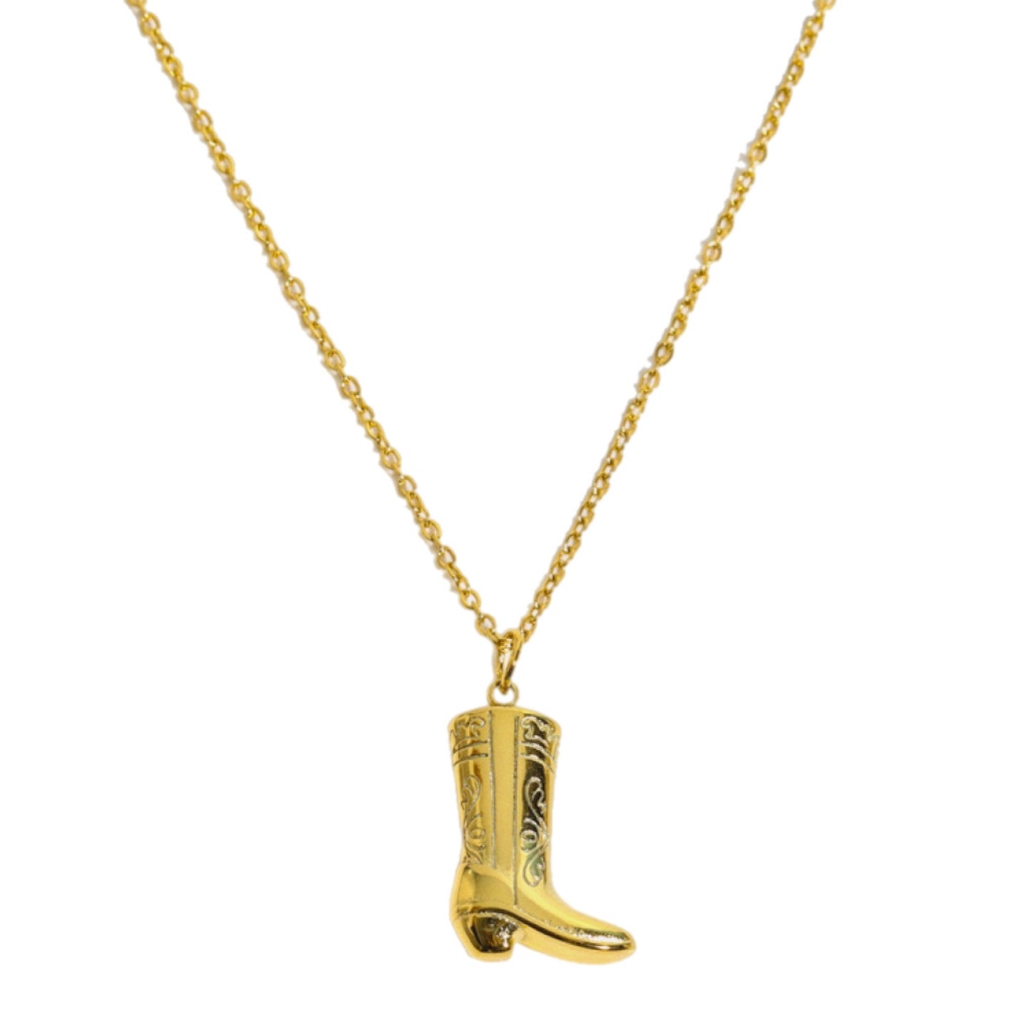 Cowboy Boot Necklace