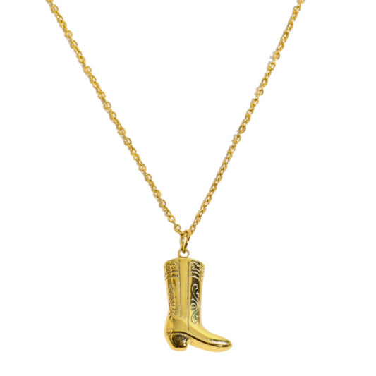 Cowboy Boot Necklace