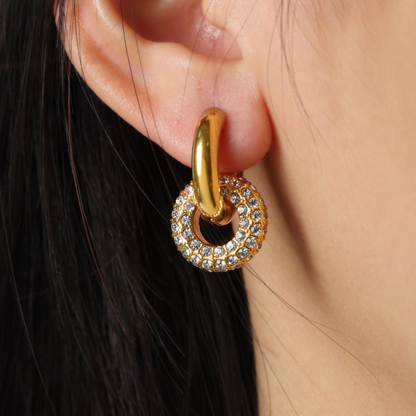 Double-Hoop Earrings