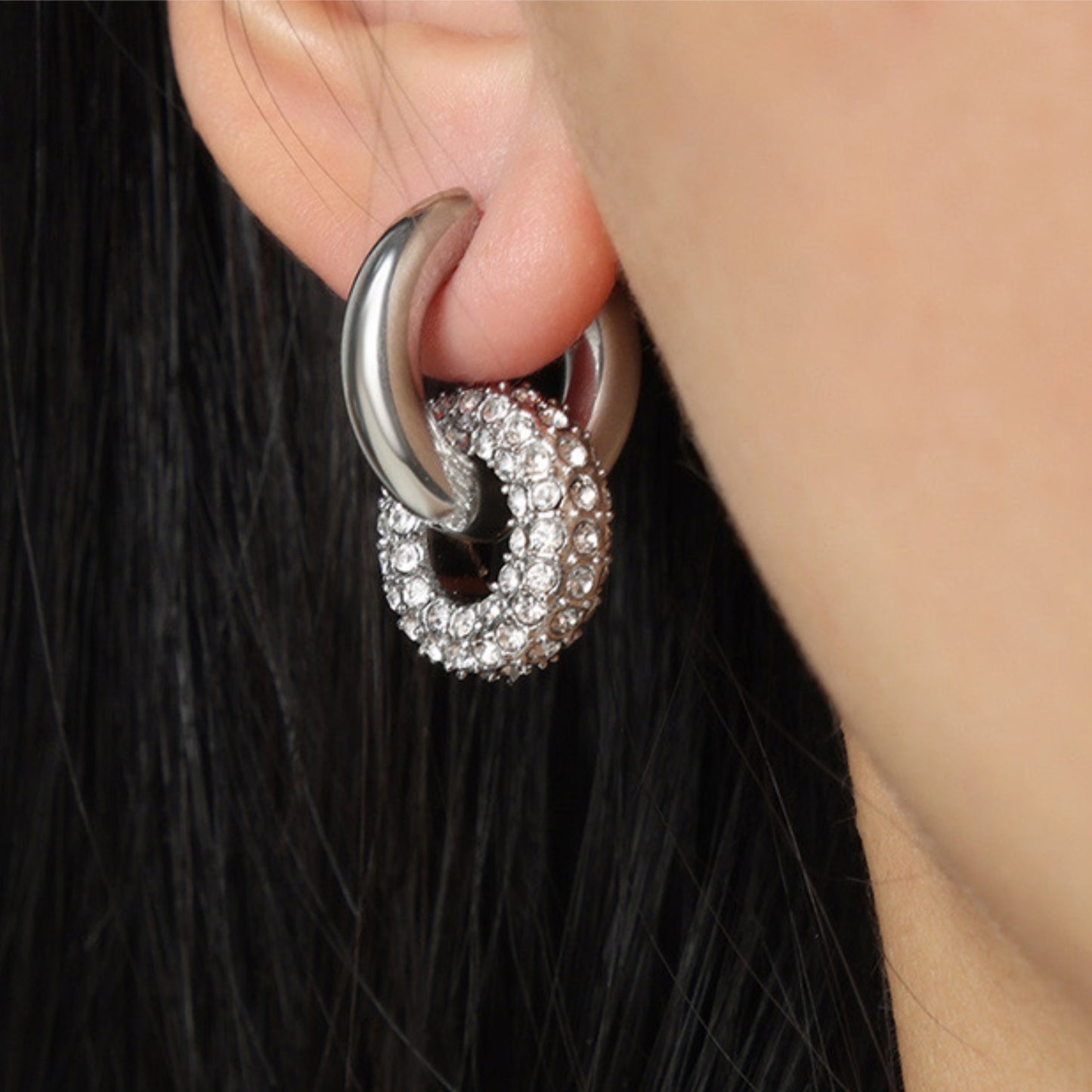 Double-Hoop Earrings