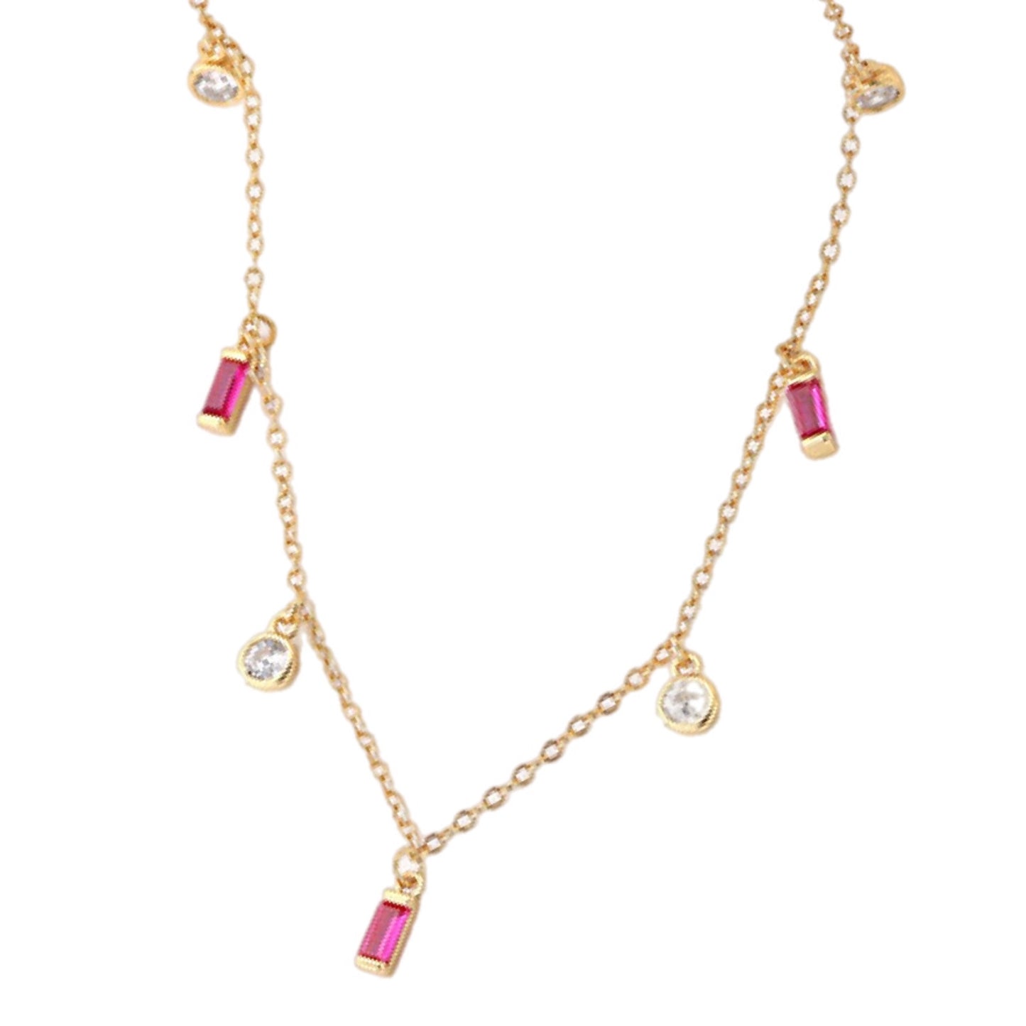 Gold Multi-Charm Necklace