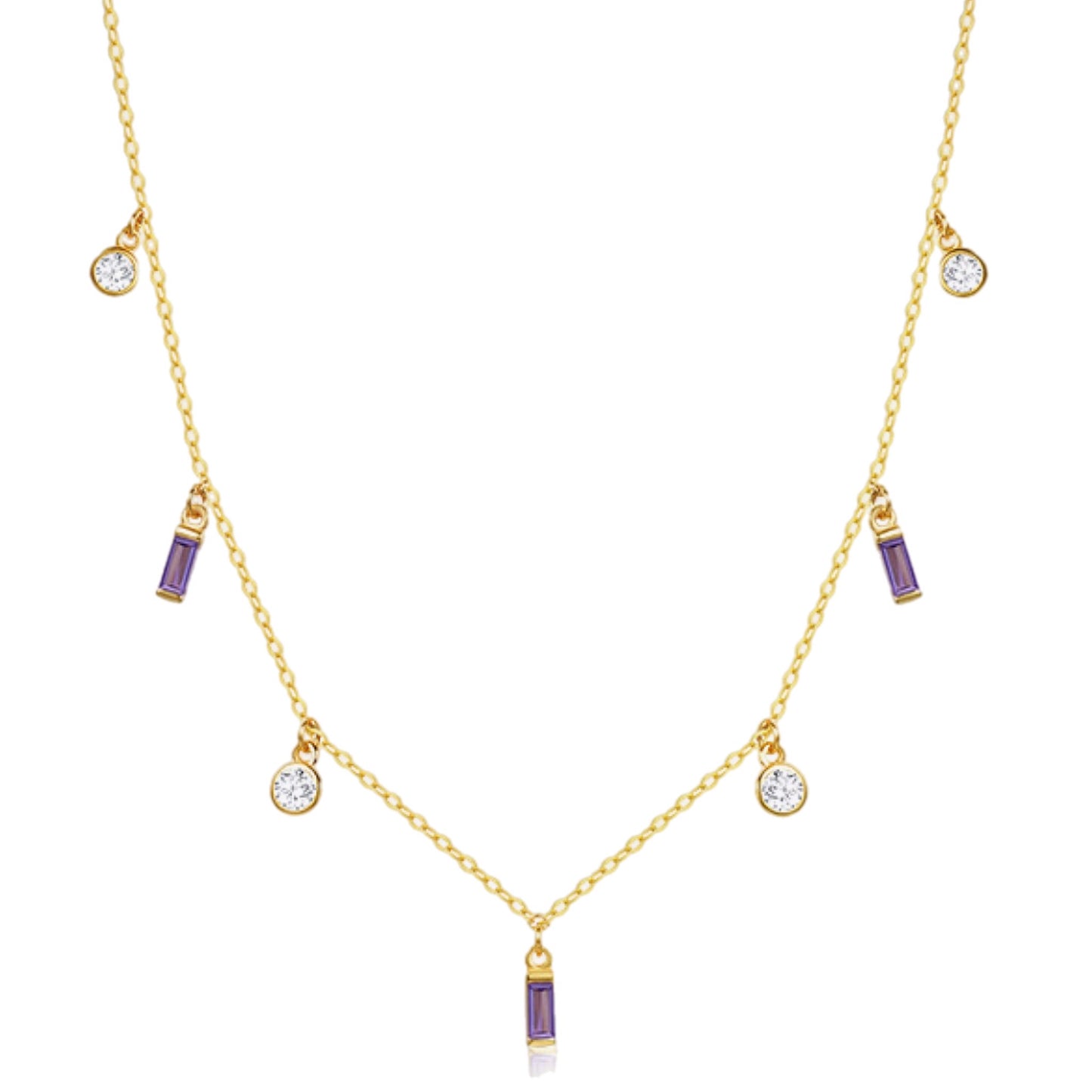 Gold Multi-Charm Necklace