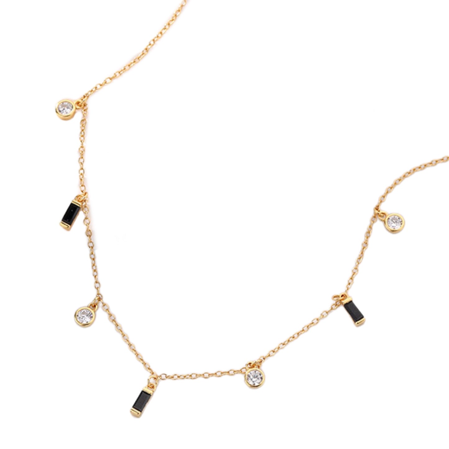 Gold Multi-Charm Necklace