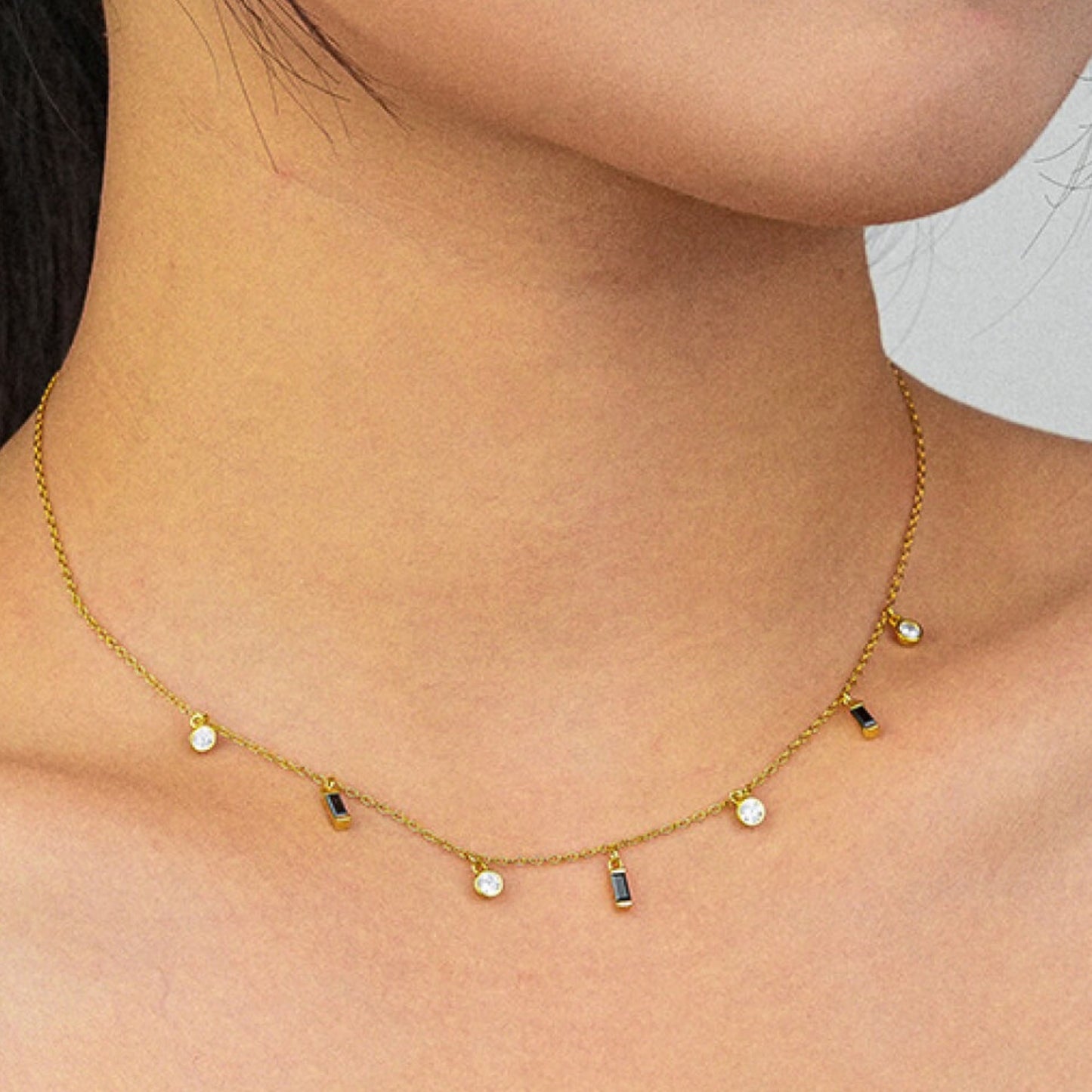 Gold Multi-Charm Necklace