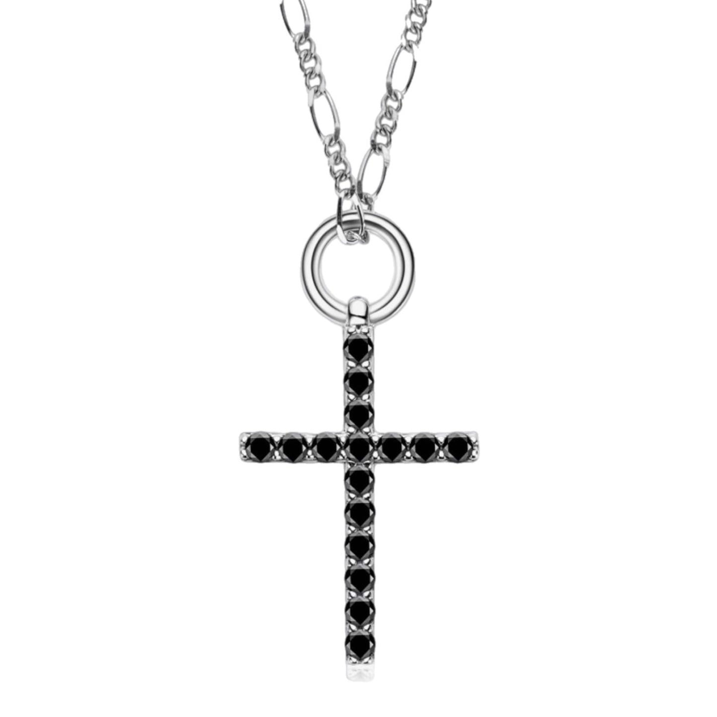 Moissanite Cross Necklace