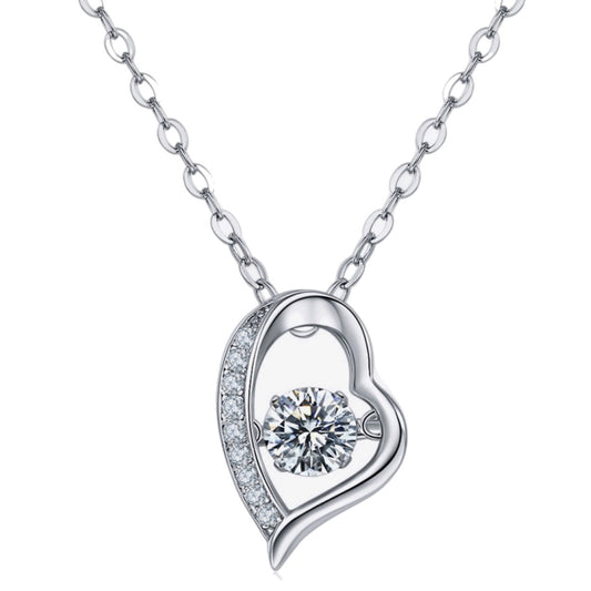 Sterling Silver Moissanite Necklace