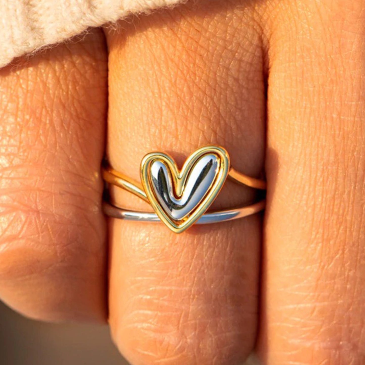 Heart Sterling Silver Ring