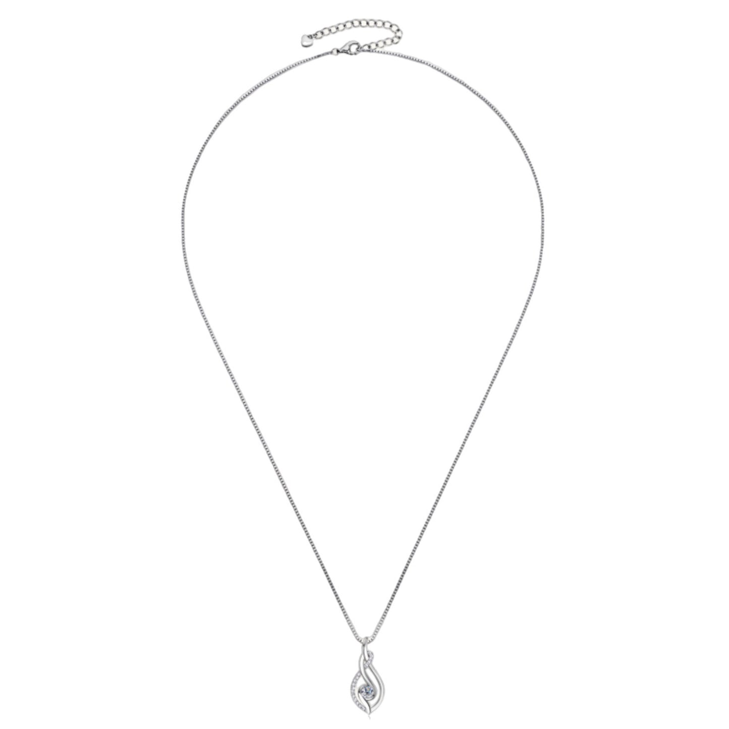 Moissanite Sterling Silver Necklace