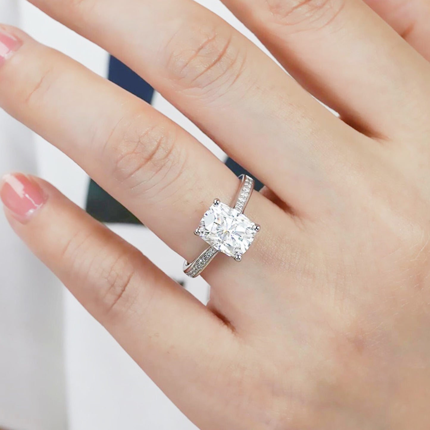 3 Carat Moissanite Ring