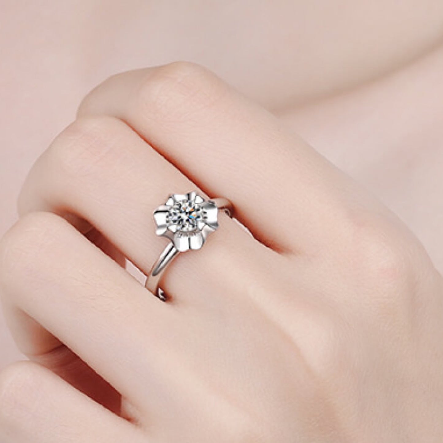 Moissanite Ring