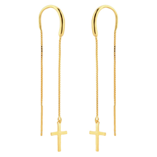 Cross Threader Earrings