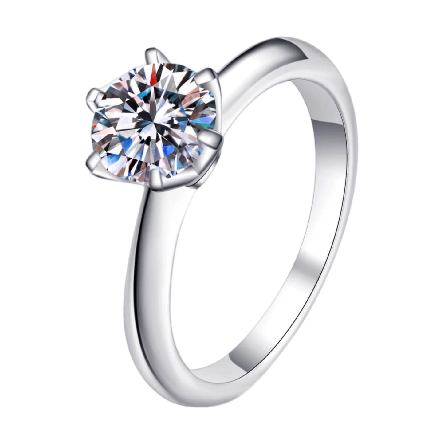 1.5 Carat Moissanite Adjustable Ring