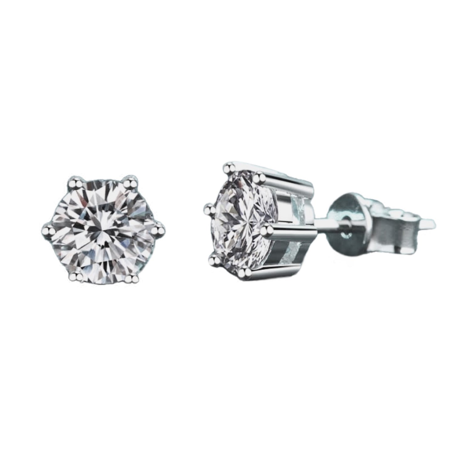 Moissanite Stud Earrings