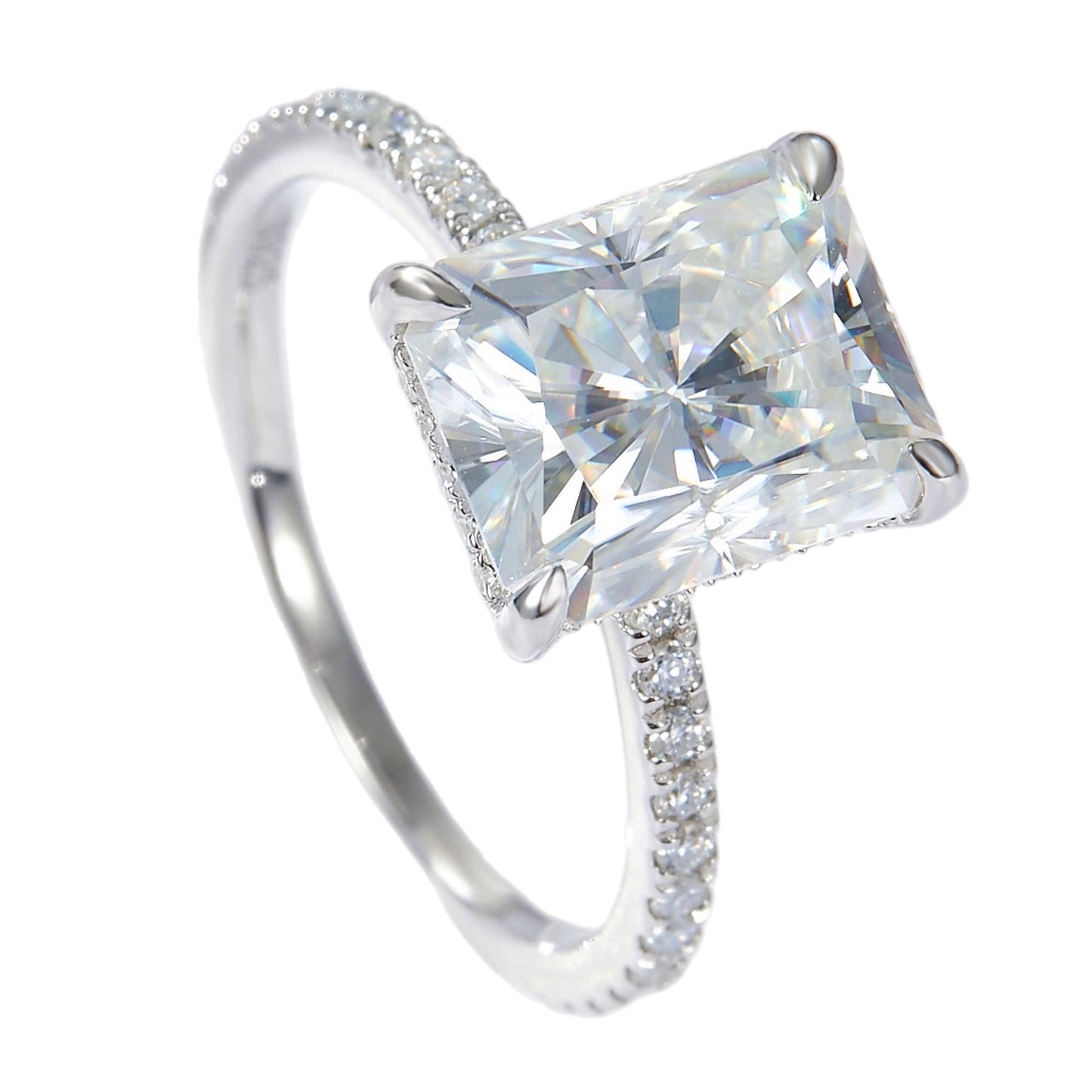 4 Carat Moissanite Ring