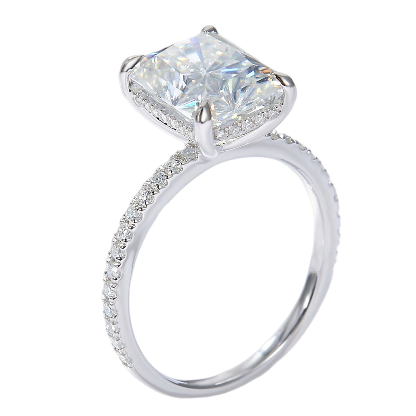 4 Carat Moissanite Ring