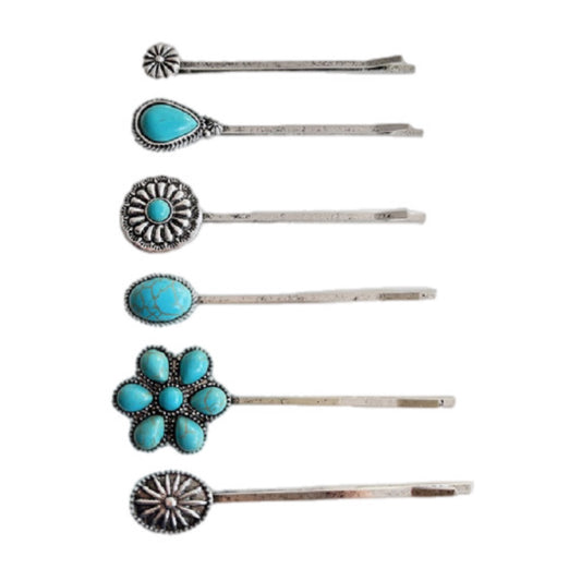 Turquoise Hair Pins