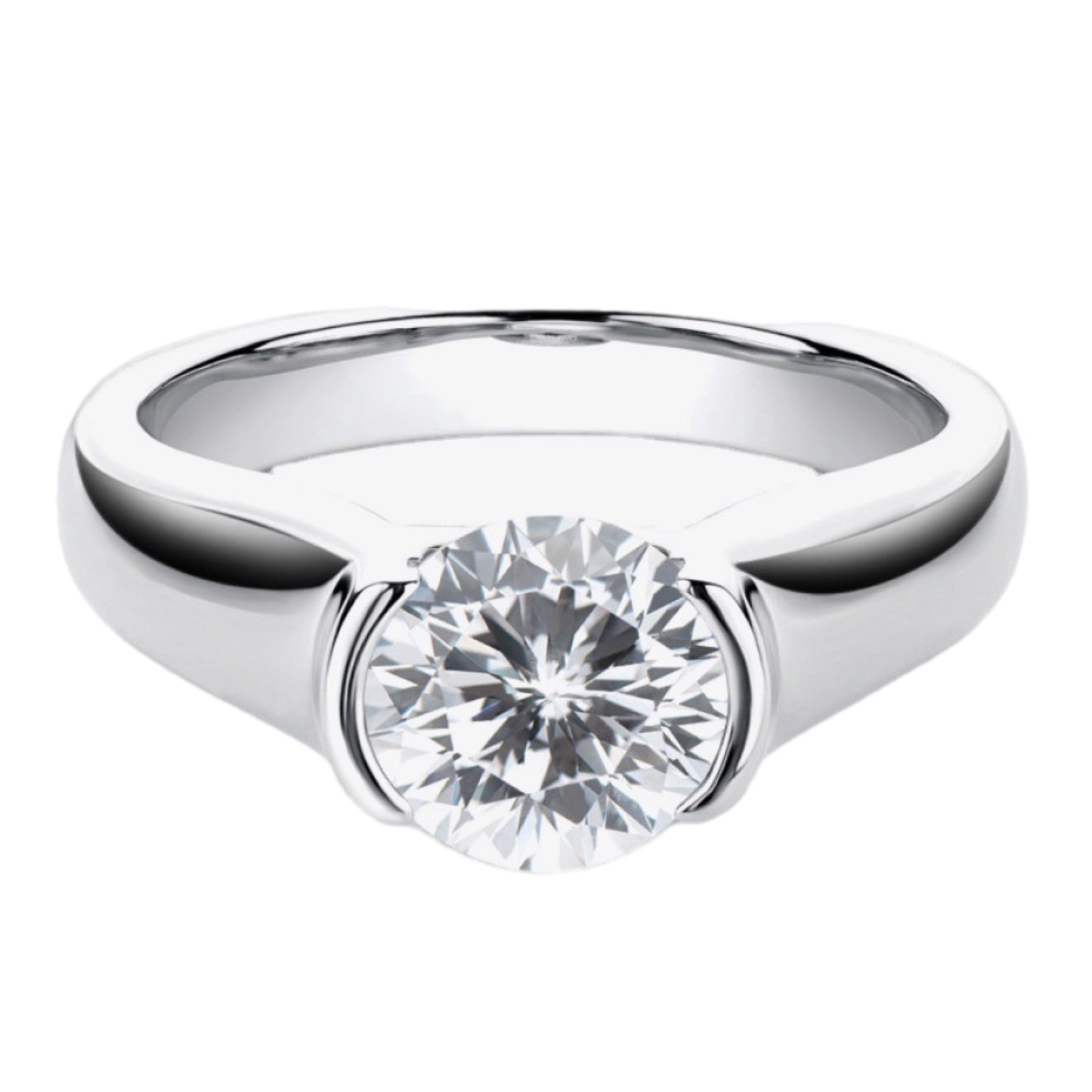 2 Carat Moissanite Ring